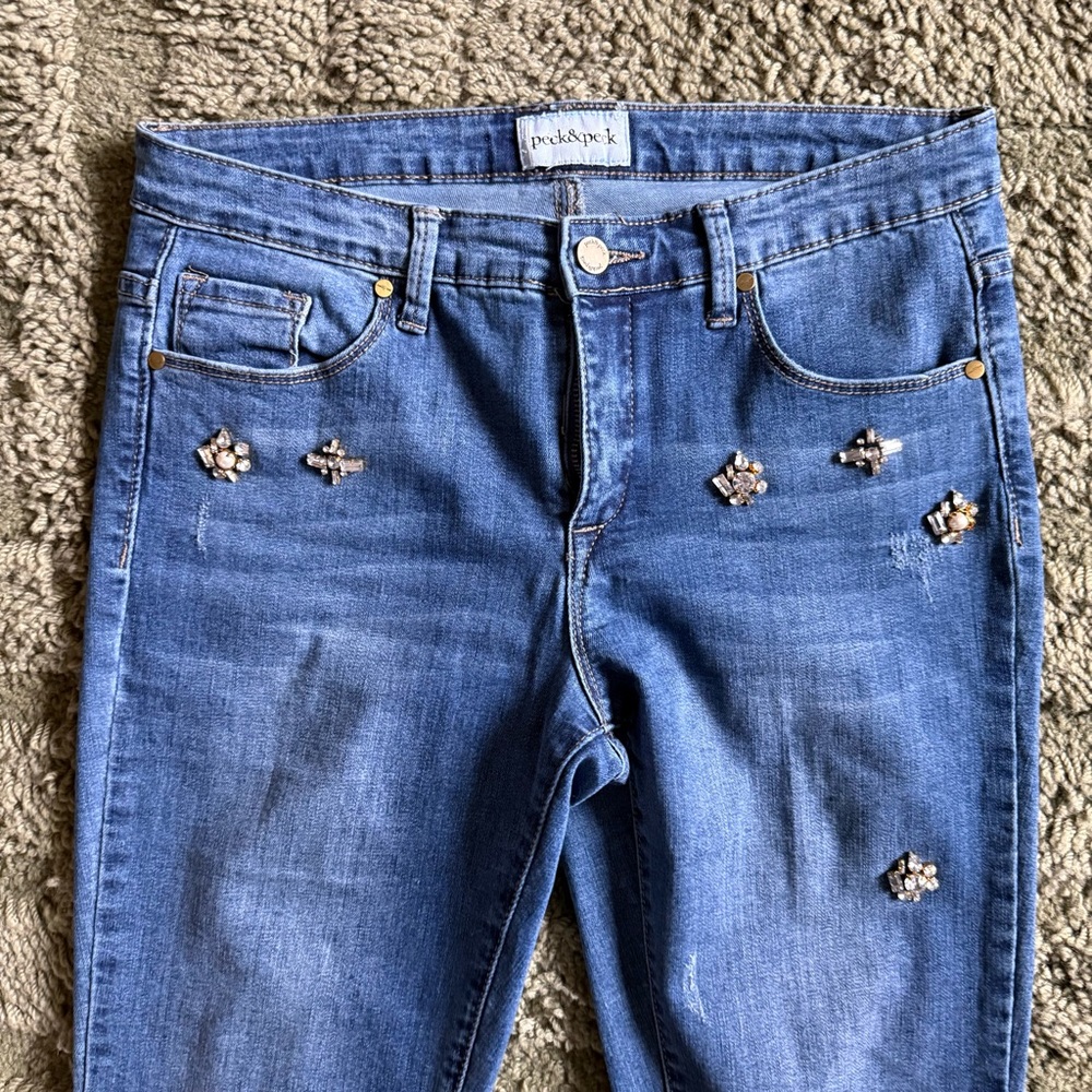 ✨ Bundle of 3 Women’s Size 6 Jeans – Glam Denim Lot ✨ - Picture 12 of 12